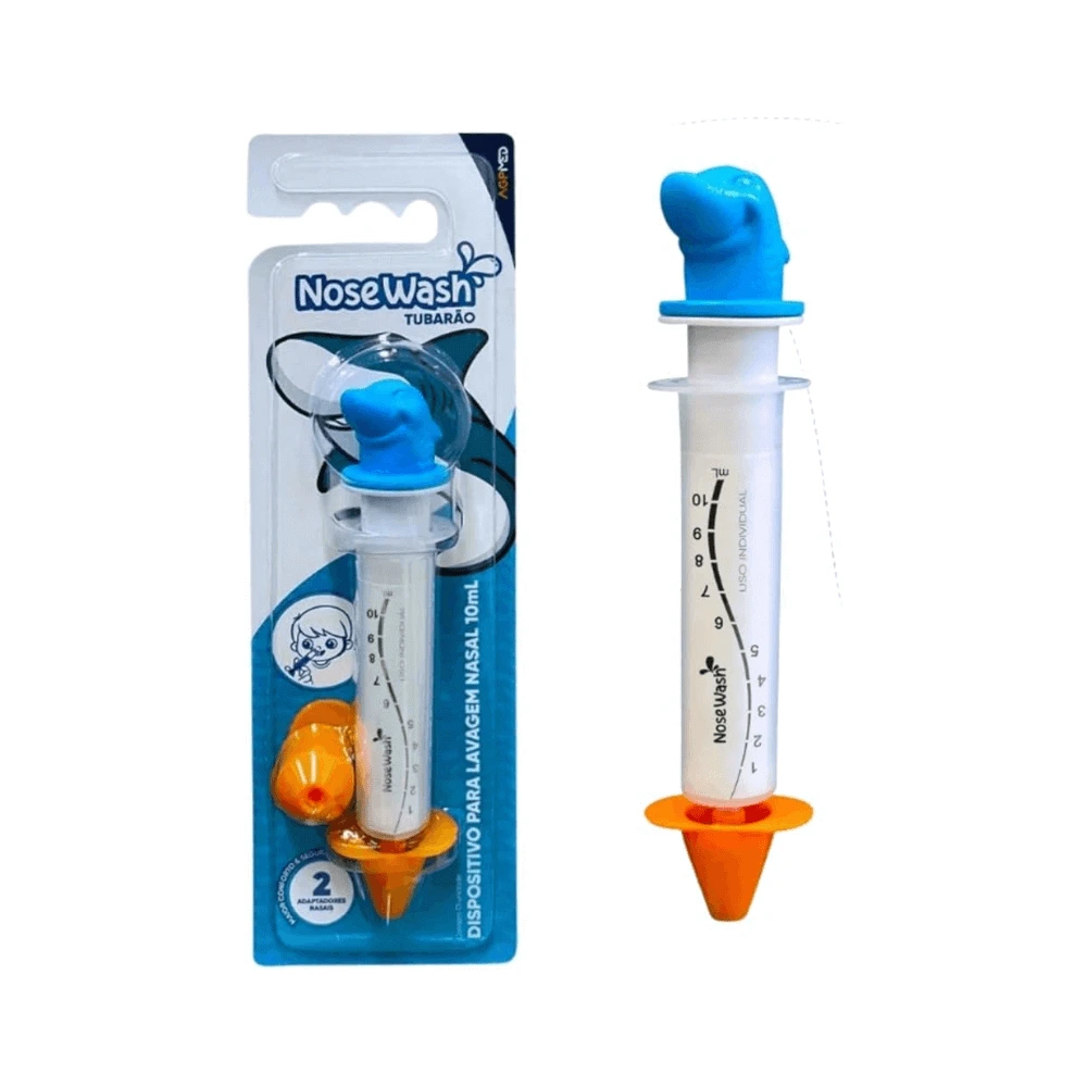DISPOSITIVO PARA LAVAGEM NASAL NOSEWASH TUBARÃO