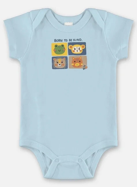 BODY MANGA CURTA EM SUEDINE UP BABY