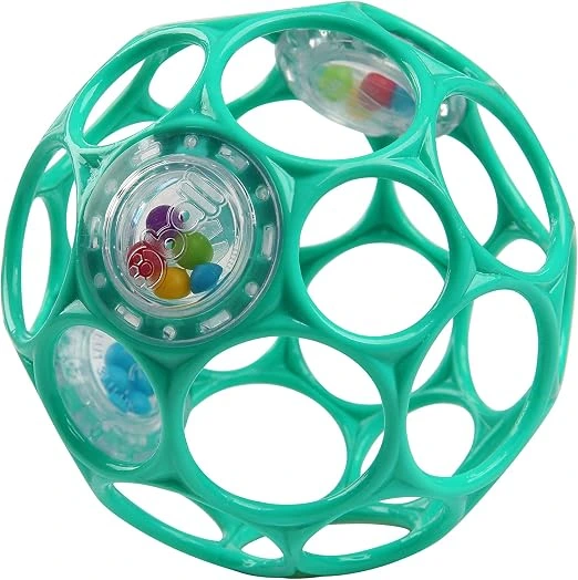 TEAL OBALL RATTLE