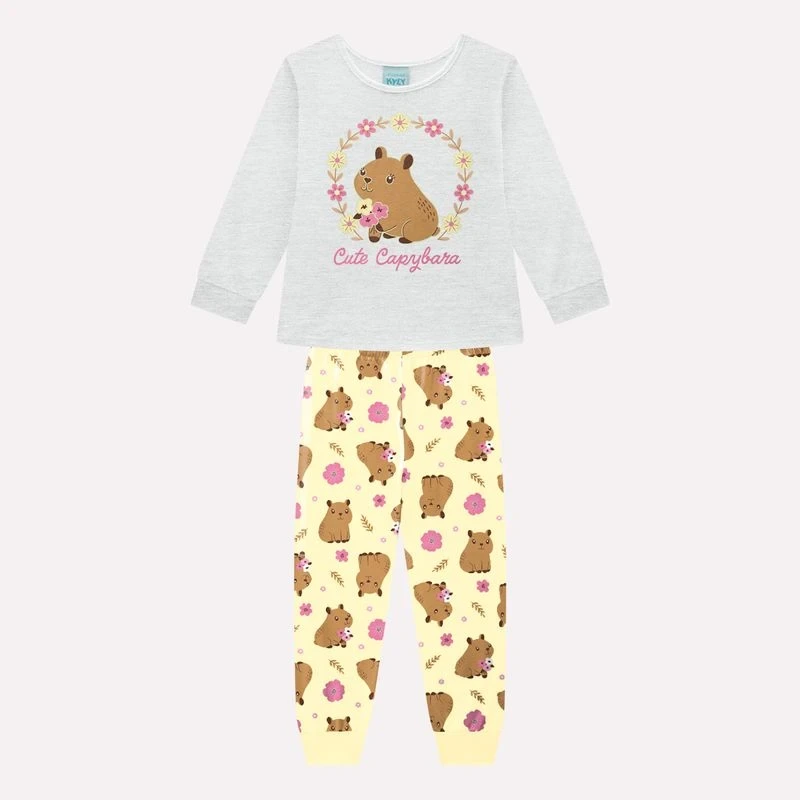 PIJAMA FEMININO BRANCO
