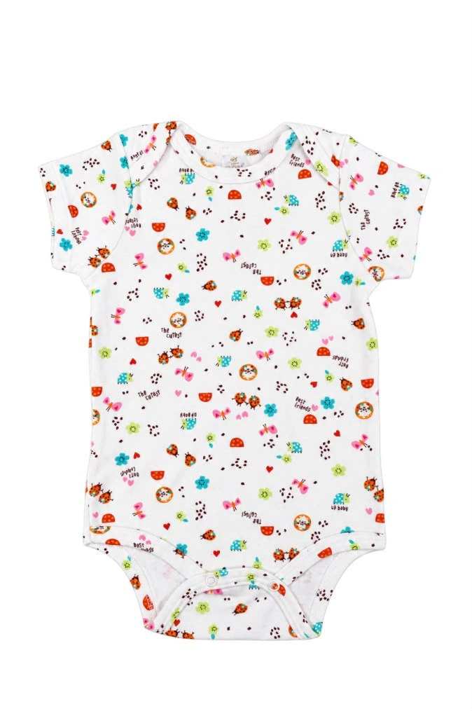 BODY MANGA CURTA EM SUEDINE UP BABY