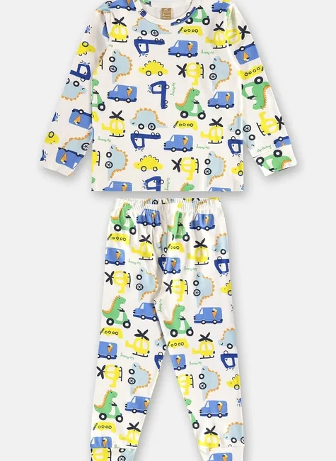 PIJAMA BLUSA E CALÇA EM SUEDINE UP BABY