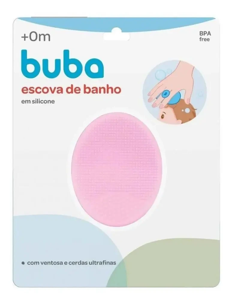 ESCOVA DE BANHO BABY EM SILICONE