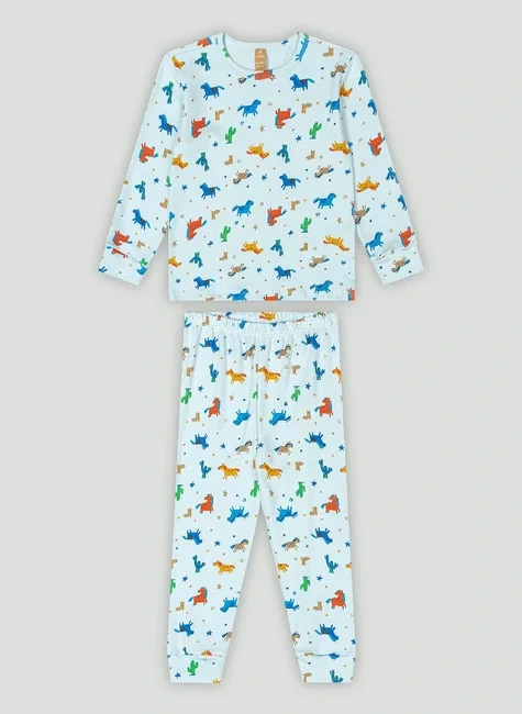 PIJAMA BLUSA E CALÇA EM SUEDINE UP BABY