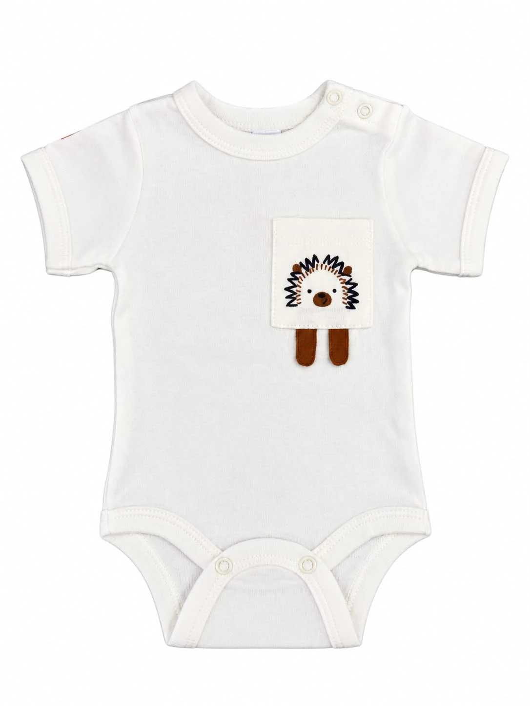 BODY MANGA CURTA EM SUEDINE UP BABY