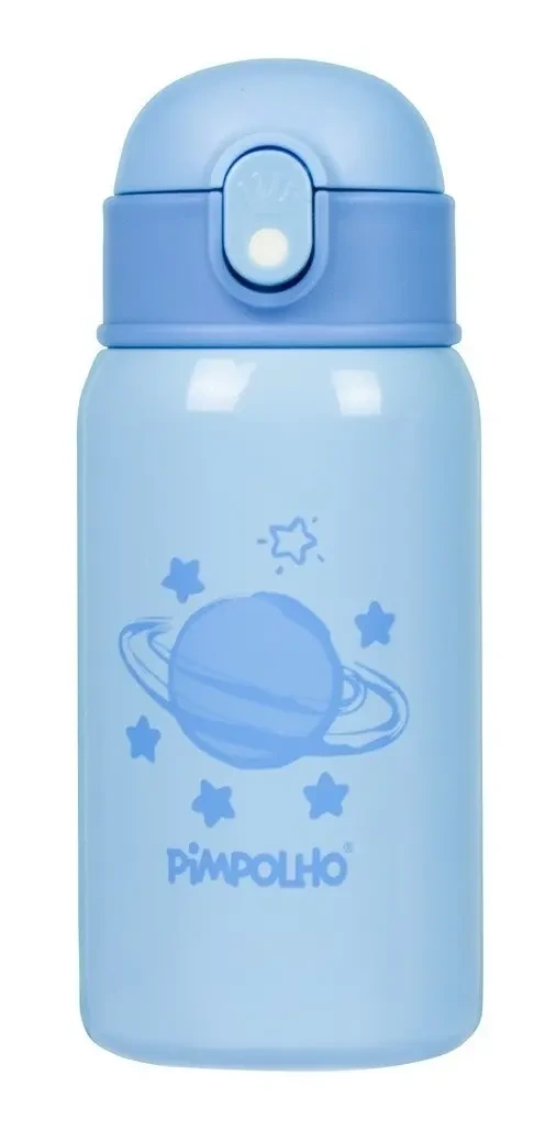 GARRAFA TÉRMICA INOX CANUDO 400 ML