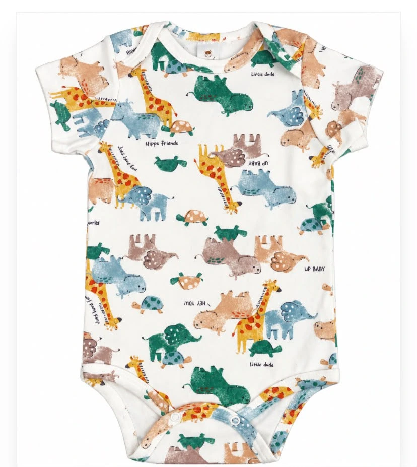 BODY MANGA CURTA EM SUEDINE UP BABY