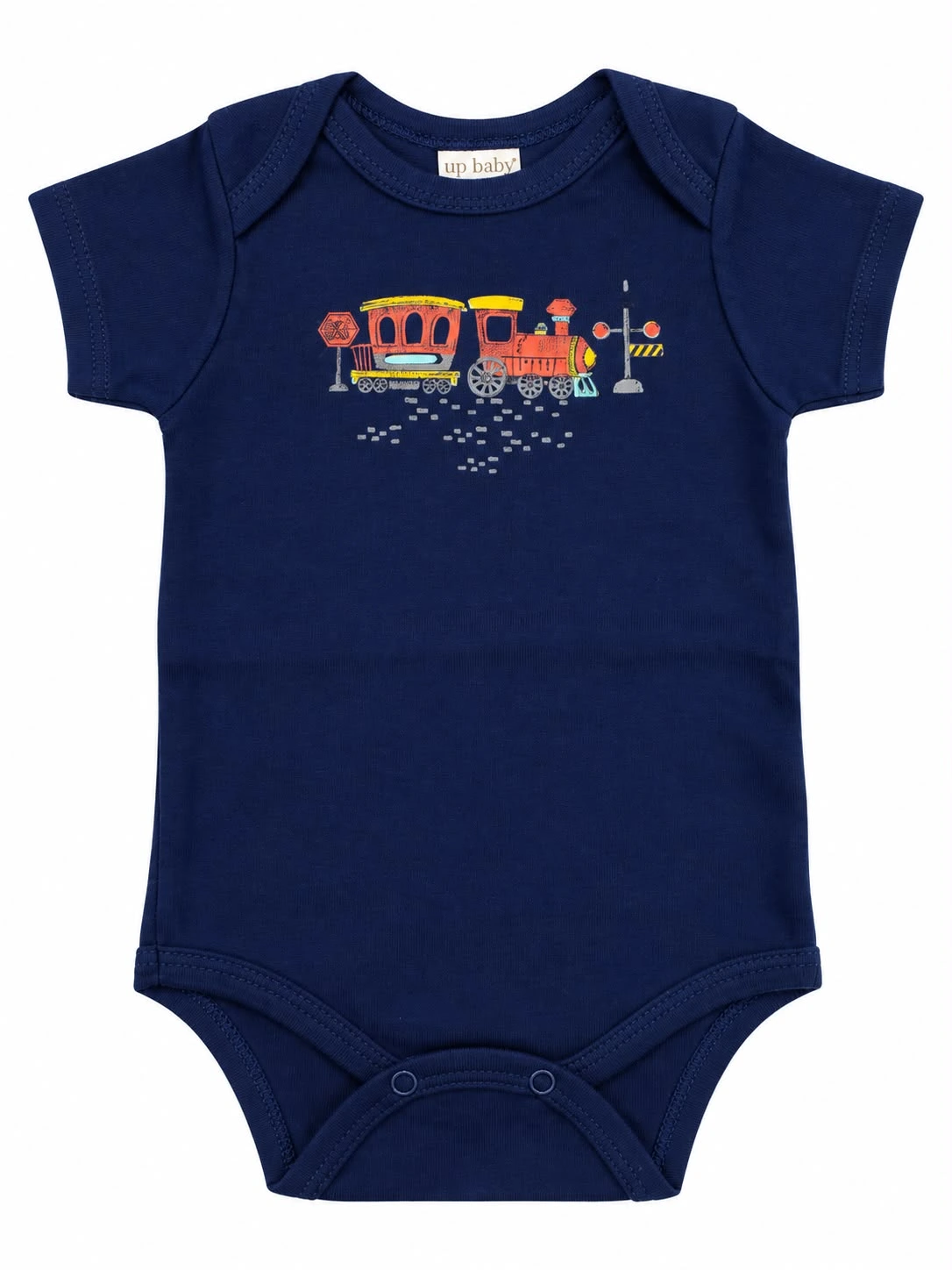 BODY MANGA CURTA EM SUEDINE UP BABY