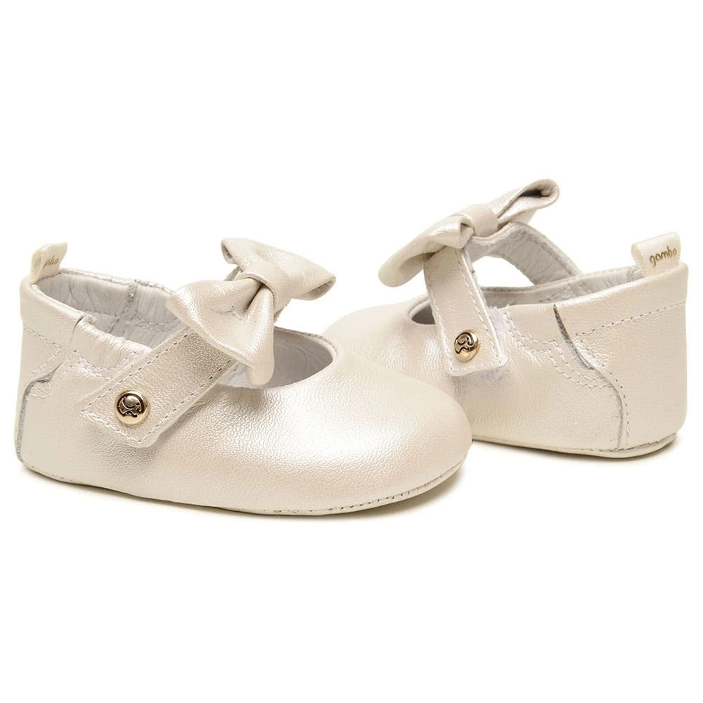 SAPATILA BEBE GLITTER PEROLA