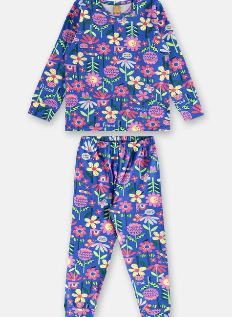 PIJAMA BLUSA E CALÇA EM SUEDINE UP BABY