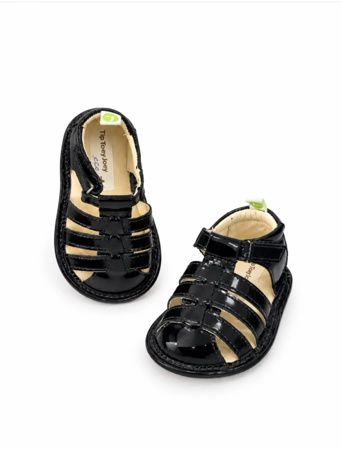 SANDÁLIA MINTY BLACK TIP TOEY JOEY