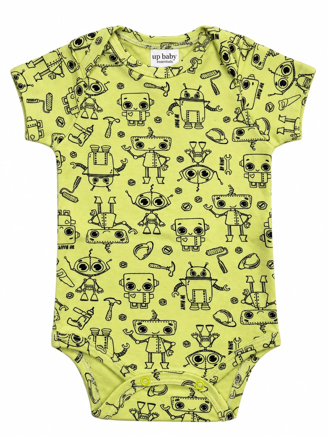 BODY MANGA CURTA EM SUEDINE UP BABY