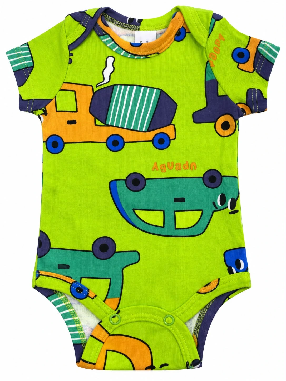 BODY MANGA CURTA EM SUEDINE UP BABY