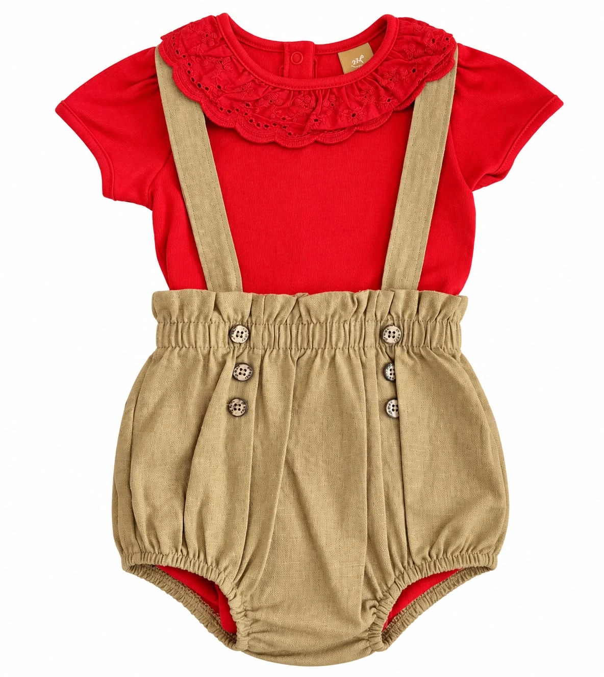 CONJUNTO TAPA FRALDAS TECIDO E BODY EM SUEDINE UP BABY