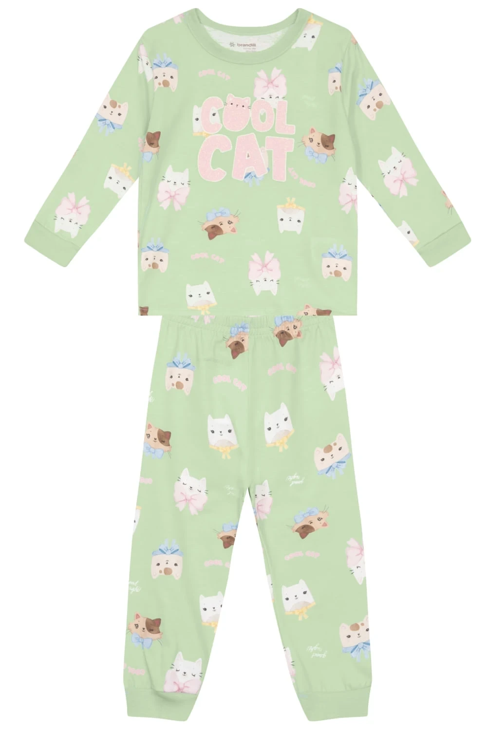 PIJAMA BLUSA E CALÇA MEIA MALHA