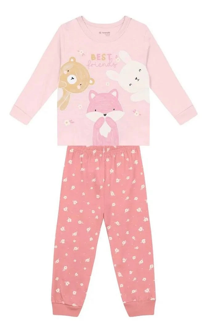 PIJAMA BLUSA E CALÇA MEIA MALHA BRANDILI