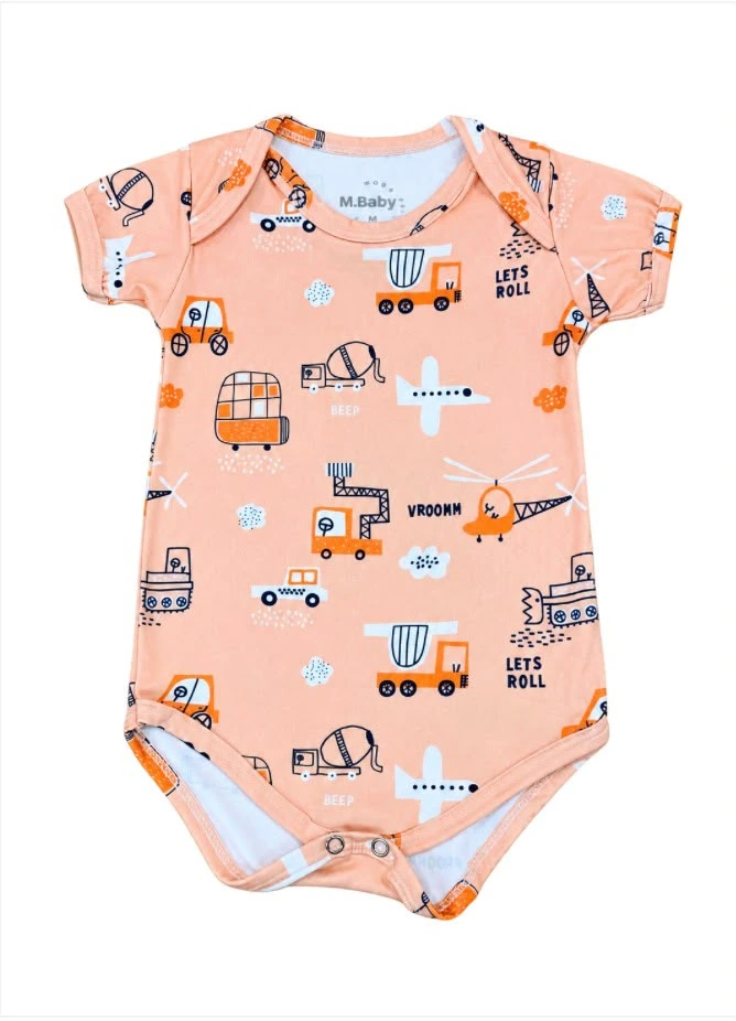 BODY TOQUE DE PESSEGO M.BABY
