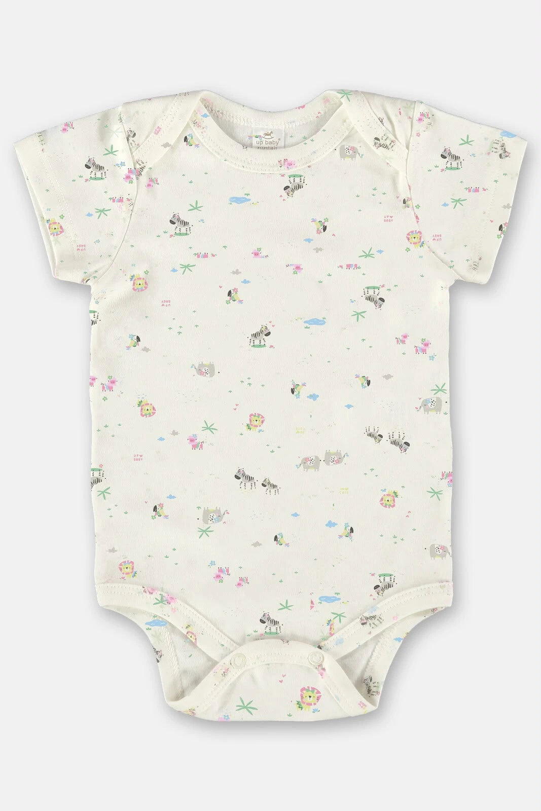 BODY MANGA CURTA EM SUEDINE UP BABY
