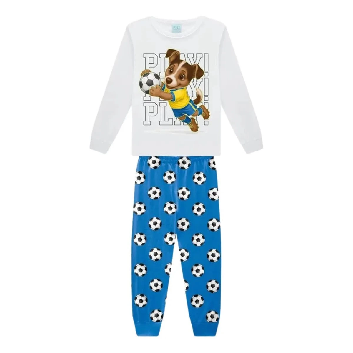 PIJAMA MASCULINO BRANCO KYLY