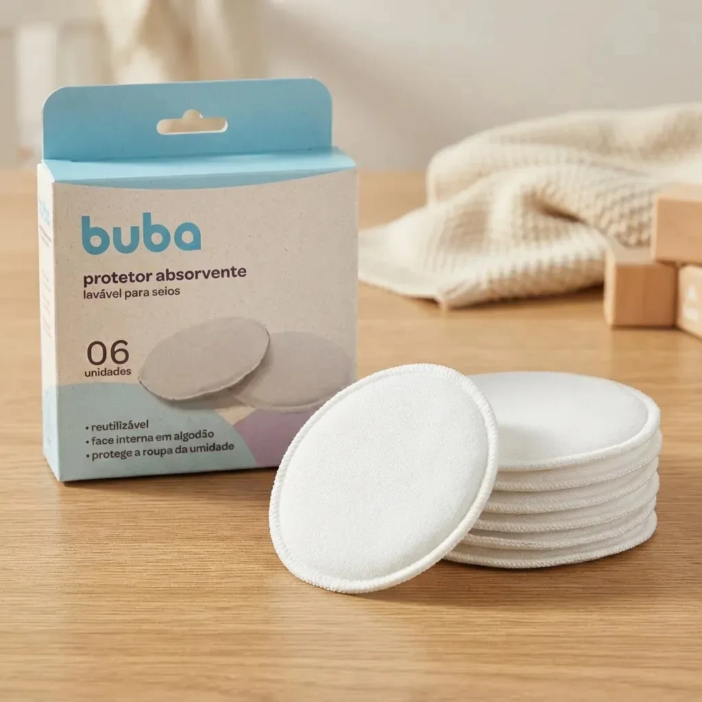 PROTETOR ABSORVENTE LAVÁVEL PARA SEIOS
