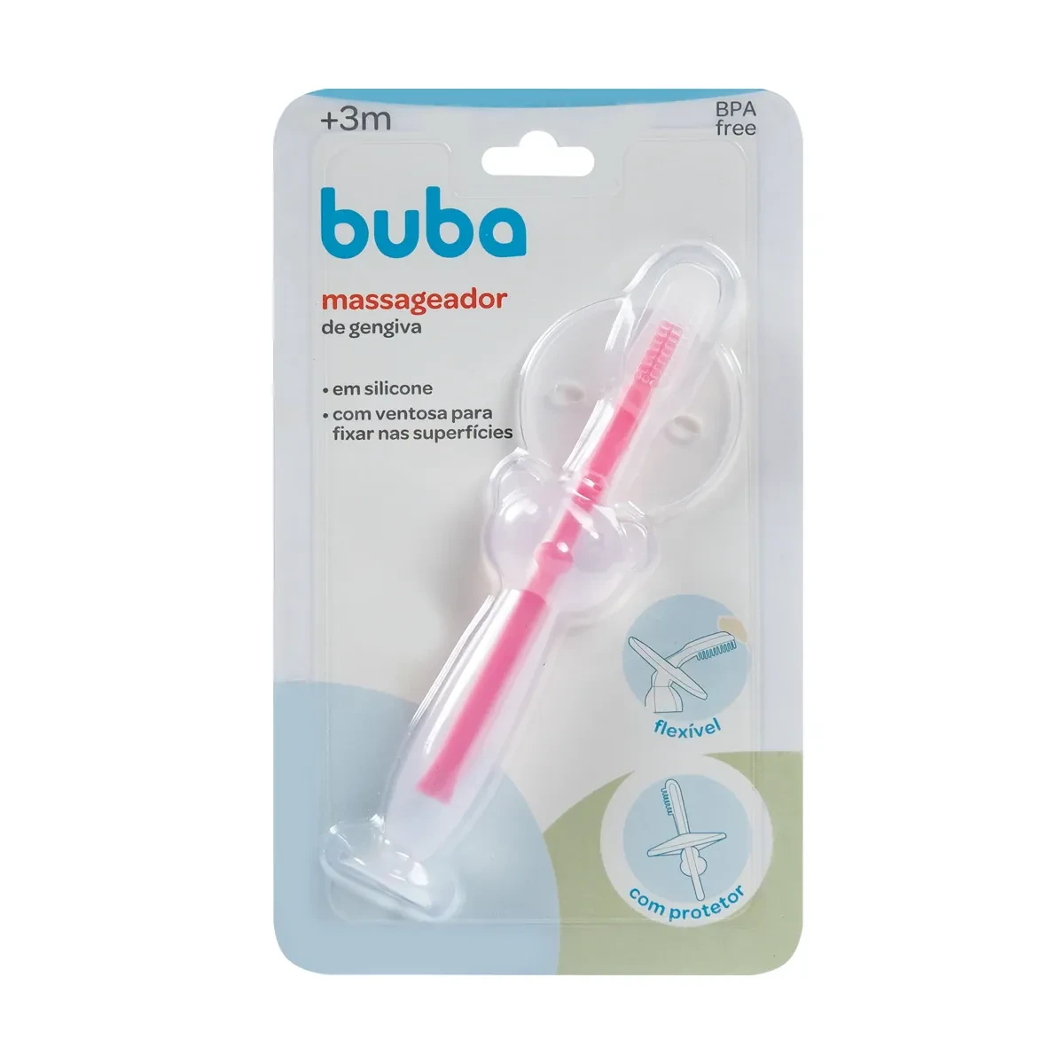 MASSAGEADOR DE GENGIVA ROSA