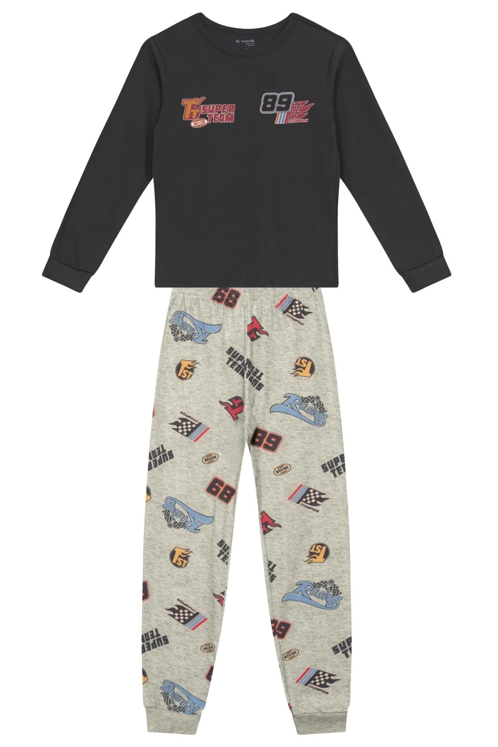 PIJAMA BLUSA E CALÇA MEIA MALHA BRANDILI